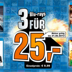 3 Blu-rays für 25€ im Angebot bei Saturn