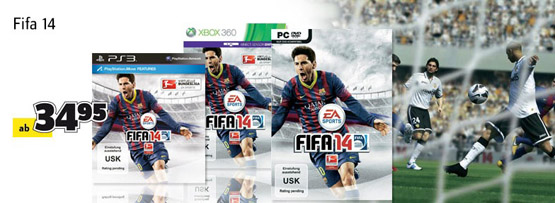 12,21€ Conrad Gutschein mit 35€ Bestellwert - Fifa 14 bereits ab 32,73€