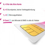 Kostenlose Xtra Prepaid-Card von T-Mobile mit Gratis-Guthaben