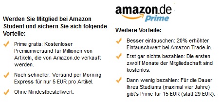 Amazon Prime Vorteile