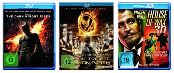 DVD & Blu-ray Angebote der KW43 - The Dark Knight Rises, Die Tribute von Panem und mehr