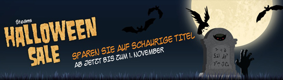 Halloween Sale bei Steam mit Rabatten von bis zu 85 Prozent auf ausgewählte Spiele