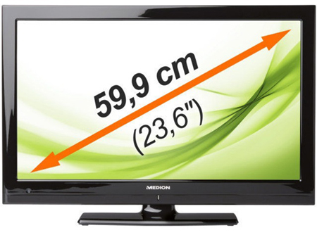 Medion Life MD 20255 - 23,6 Zoll Full HD LED-Backlight-Fernseher (B-Ware)