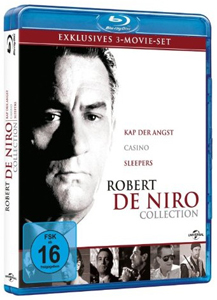 Robert de Niro Blu-ray Box mit Casino, Kap der Angst und Sleepers