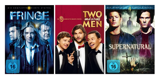 3 TV-Serien Staffeln auf DVD