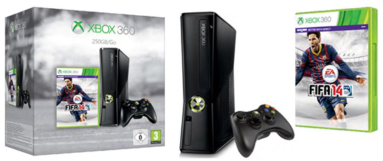 Microsoft Xbox 360 250GB + Fifa 14