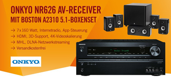 Onkyo TX-NR626 7.2 AV-Netzwerk-Receiver