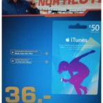 50€ iTunes Guthaben für nur 36€ in allen Saturn Filialen am 19. November