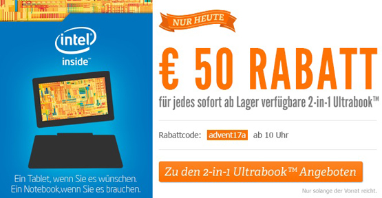 2-in-1 Ultrabook bei Notebooksbilliger