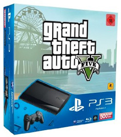 PlayStation 3 Konsole mit GTA 5