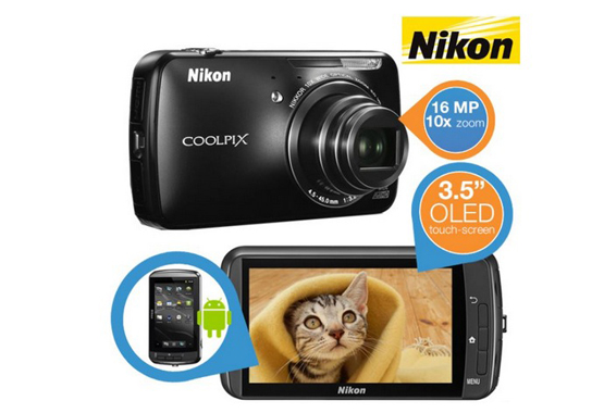 Nikon COOLPIX S800c Digitalkamera