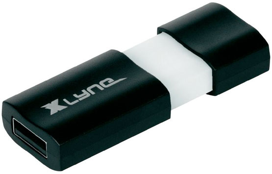 USB 3.0-Stick 128 GB Xlyne Wave Schwarz/Weiß 7912800