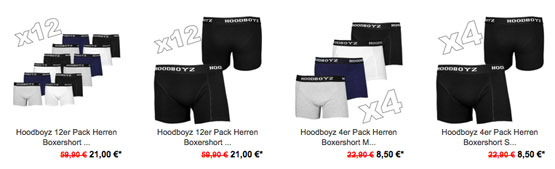 hoodboyz boxershorts günstig schnäppchen gutschein