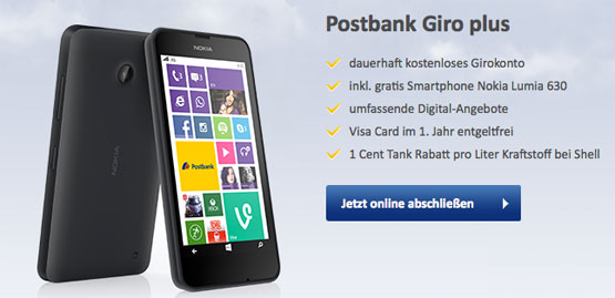 Postbank Giro Plus Lumia 630