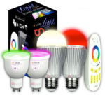2x s`luce iLight RGB/W LED Leuchtmittel + Fernbedienung / Fassung E27 oder GU10 für 29,99€ inkl. Versand (statt 59,98€)