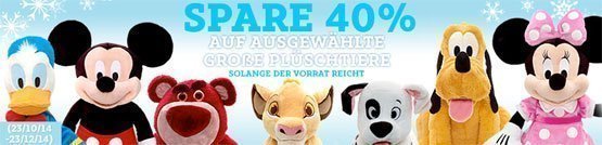 kuscheltiere disney store angebot aktion