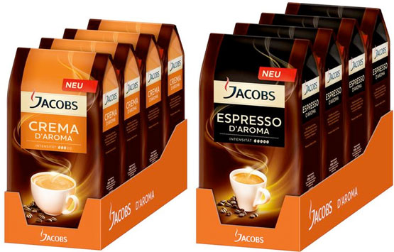 kaffee bohnen günstig angebot crema espresso