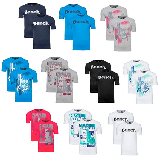 bench. t-shirts günstig doppelpack angebot sale