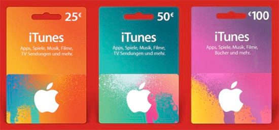 iTunes Apple Rabatt Guthaben Sparen Deal