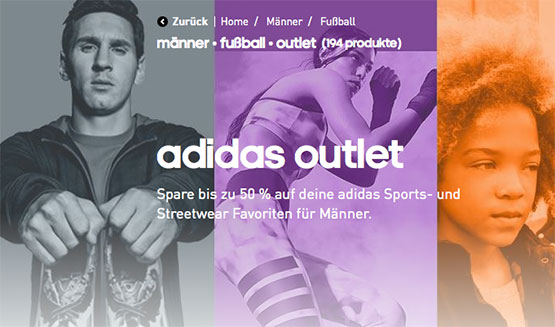 adidas fußball outlet gutschein rabatt