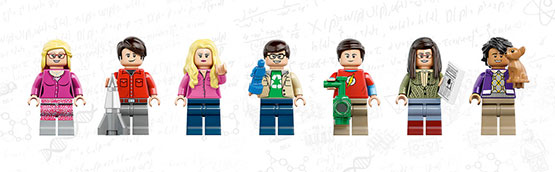 lego the big bang theory penny sheldon serie fan