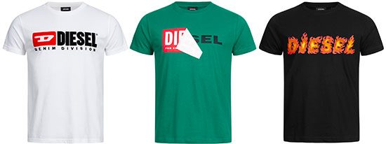 T-Shirts Deal Diesel Angebot Sparen Rabatt