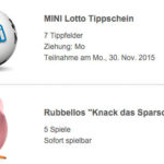 Lottoland: 7 Mini Lotto Tipps + 5 Rubbellose für nur 1,00€ statt 3,35€