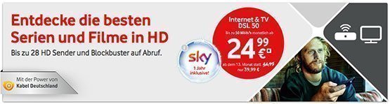 vodafone dsl sky angebot günstig flat