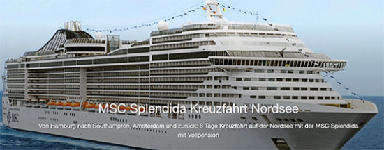 kreuzfahrt angebot deal msc splendida günstig