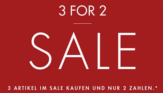 3 für 2 Seidensticker Angebot Deal Schnäppchen