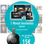 Google Chromecast 2 + 1 Monat Maxdome für nur 15,00€ statt 45,94€