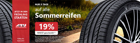 Angebot Deal Sommerreifen A.T.U.