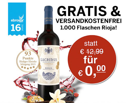 Ebrosia Rotwein Angebot Deal