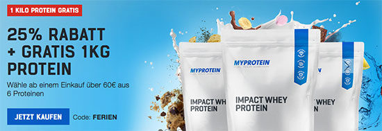 myprotein lebensmittel eiweß sport gutschein