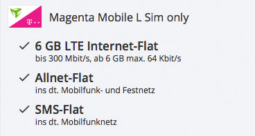 Handyvertrag Schnäppchen LTE Tarif Datenvolumen günstig angebot aktion
