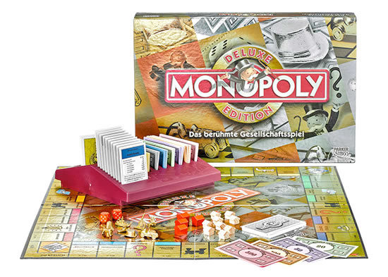 Monopoly Deluxe Edition Spiel Hasbro Klassiker günstig kaufen Weihnachtsgeschnek