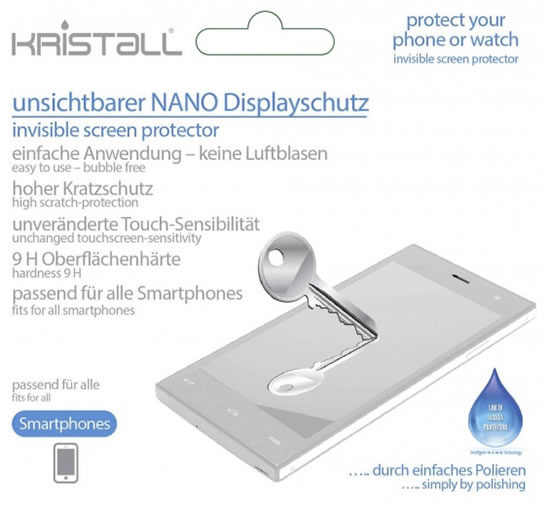 Kristall Nany Displayversiegelung Angebot Deal Handy Smartphone