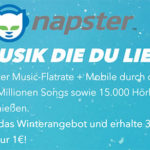 Napster: 3 Monate Napster für nur 1€ testen (statt 29,85€) – über 40 Mio. Songs