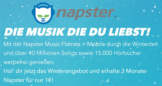 Napster Testen Angebot Deal