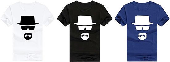 T-Shirt heisenberg breaking bad serie fanartikel