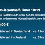 Do-it-yourself-Timer 18/19 (DIN-A1) kostenlos