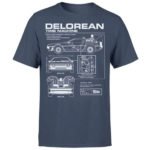 Zurück In Die Zukunft Delorian Schematic T-Shirt für 10,99€ inkl. Versand