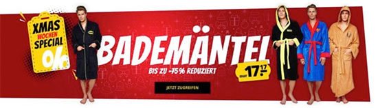 Angebot Deal Bademäntel Stylisch