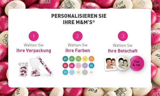 M&M's günstig selbst gestalten