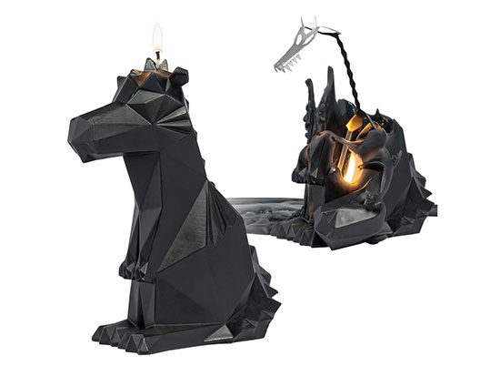 Kerze Skelett Drache Drachenkerze Cool Gadget