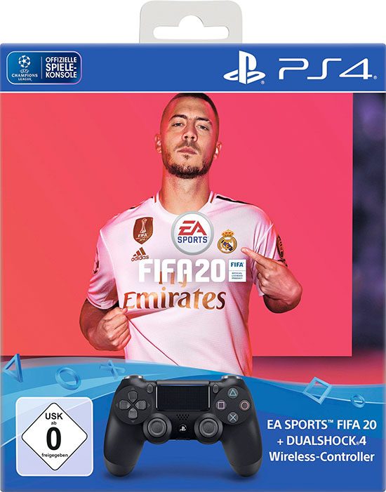 PS4 FIFA20 Angebot Sparen Bundle DualShock Controller EA