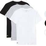 Lacoste: Basic-T-Shirt mit Rundhals- oder V-Ausschnitt im 3er-Pack für 24,99€ inkl. Versand