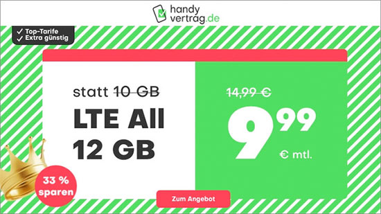 LTE Angebot Deal Sparen Handy