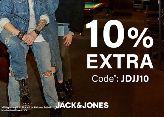 Gutschein Jack&Jones Kleidung Klamotten Rabatt