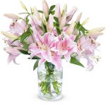 Blumenstrauß mit 12 pinken Lilien für 18,98€ inkl. Versand
